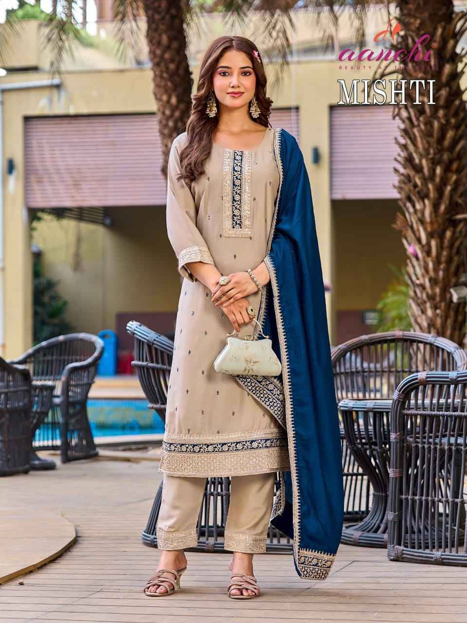 MISHTI By AANCHI 01 To 04 Series Stylish Fancy Colorful party weat dresses At Wholesale Price